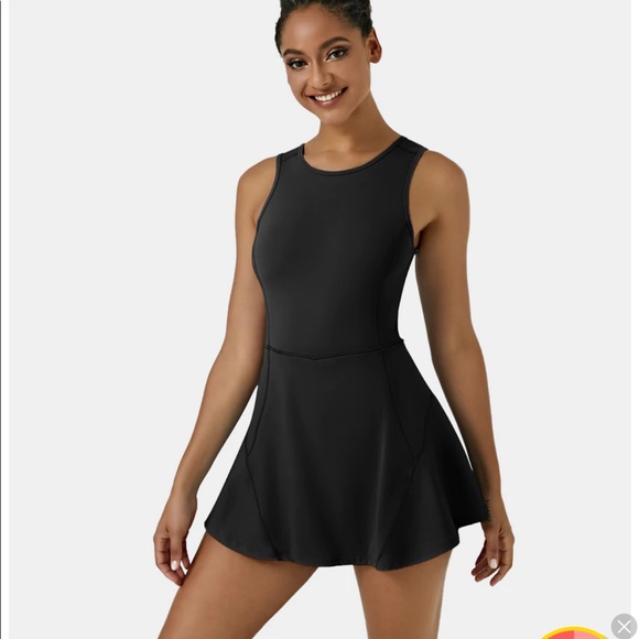 Halara Black Athletic Dress With Shorts 